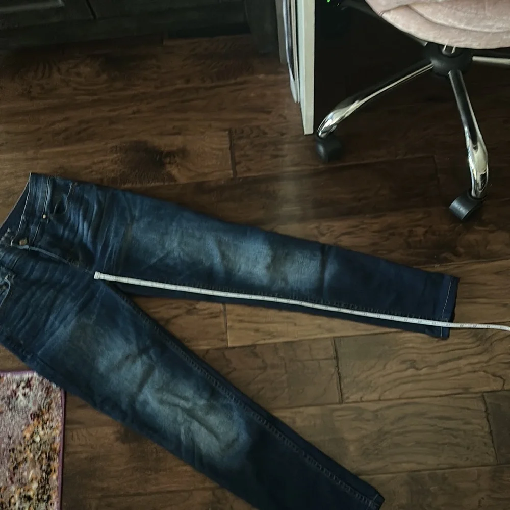 White House Black Market Dark Skinny Jeans High Rise